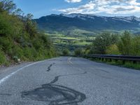 Scenic Road in Colorado's Rural Landscape