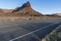 Scenic Road at Dawn in Utah, USA