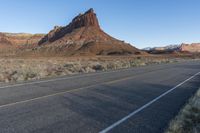 Scenic Road at Dawn in Utah, USA