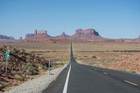 Scenic Road through the Desert