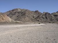 Scenic Road Through the Desert Landscape in Tenerife, Spain