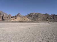 Scenic Road Through the Desert Landscape in Tenerife, Spain