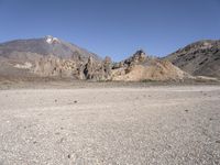 Scenic Road Through the Desert Landscape in Tenerife, Spain