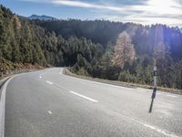 Scenic Road in Europe: Surrounded by Majestic Mountains