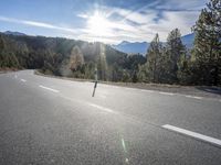 Scenic Road in Europe: Surrounded by Majestic Mountains