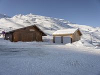 Scenic Road in the French Alps: Mountain Landscape 001