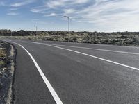 Scenic Road in Iceland's Rugged Landscape