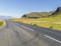 Scenic Road through Icelandic Highland