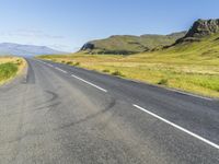 Scenic Road through Icelandic Highland