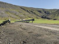 Scenic Road Through Icelandic Highlands with Mountain Landscape