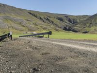 Scenic Road Through Icelandic Highlands with Mountain Landscape