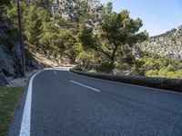 Scenic Road in Mallorca, Spain