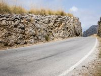 Scenic Road in Spain with Mountain View