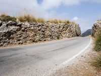 Scenic Road in Spain with Mountain View