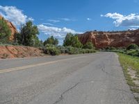 Scenic Road and Landscape in Kodachrome Basin