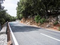 Scenic Road through Lush Spanish Landscape