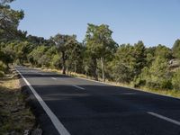 Scenic Road in Mallorca, Balearic Islands, Spain