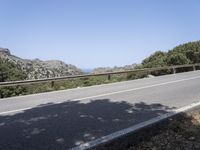 Scenic Road in Mallorca, Balearic Islands Mountains