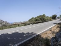 Scenic Road in Mallorca, Balearic Islands Mountains