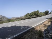 Scenic Road in Mallorca, Balearic Islands Mountains