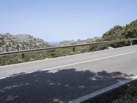 Scenic Road in Mallorca, Balearic Islands with Mountains