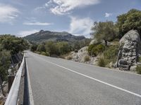 Scenic Road in Mallorca, Balearic Islands, Spain