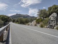 Scenic Road in Mallorca, Balearic Islands, Spain