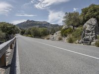 Scenic Road in Mallorca, Balearic Islands, Spain