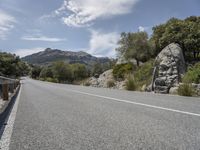 Scenic Road in Mallorca, Balearic Islands, Spain