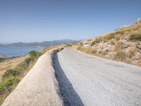 Scenic Road along Mallorca Coastline and Mountains