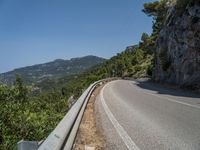 Scenic Road in Mallorca, Spain Landscape 003