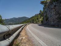 Scenic Road in Mallorca, Spain Landscape 004