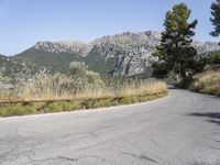 Scenic Road in Mallorca, Spain: Mountain Landscape 001