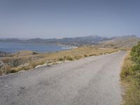 Scenic Road in Mallorca, Spain - Mountains and Beach