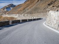 Scenic Road through the Mountains of South Tyrol, Italy