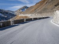 Scenic Road through Mountains in South Tyrol, Italy