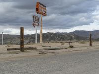 Scenic Road in Nevada, USA