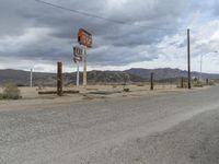 Scenic Road in Nevada, USA