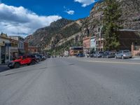 Scenic Road in Ouray, Colorado: Surrounded by Mountains