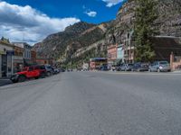 Scenic Road in Ouray, Colorado: Surrounded by Mountains