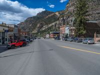 Scenic Road in Ouray, Colorado: Surrounded by Mountains