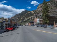 Scenic Road in Ouray, Colorado: Surrounded by Mountains