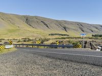 Scenic Road Overlooking River in Iceland