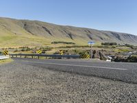 Scenic Road Overlooking River in Iceland