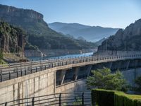 Scenic Road in the Pyrenees Mountains of Spain