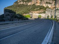 A Scenic Road in the Pyrenees of Spain