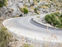 Scenic Coastal Road in Spain