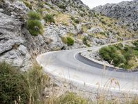 Scenic Coastal Road in Spain