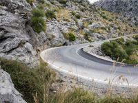 Scenic Coastal Road in Spain