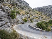 Scenic Coastal Road in Spain